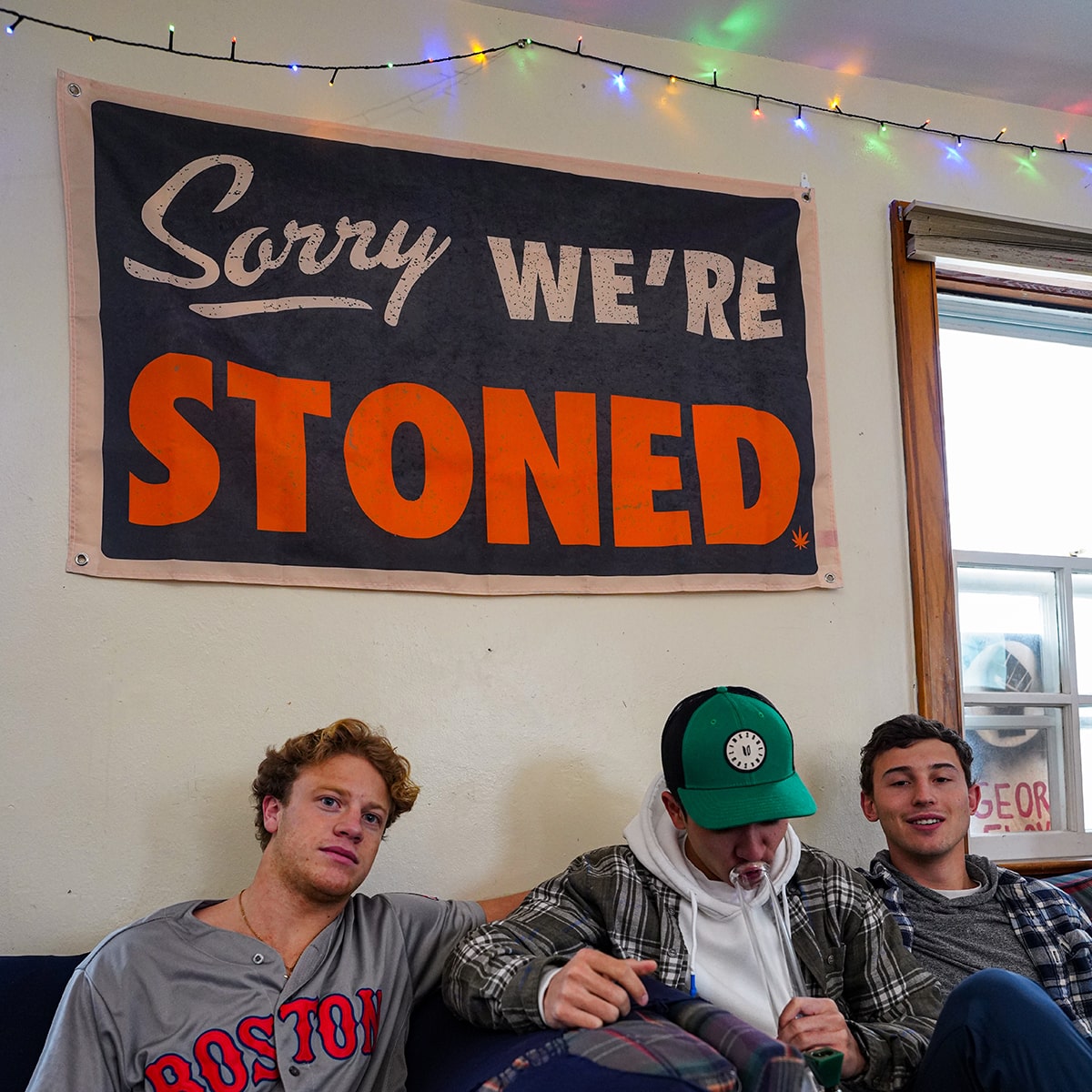 Hype Flags Stoned Flag Stoner Weed Flag for Dorm Rooms HypeFlags