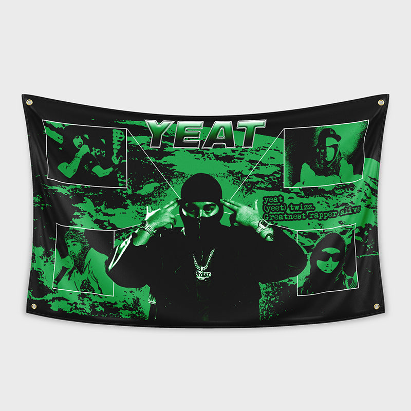 Hype Flags - YEAT Flag | Greatest Rapper Alive Tapestry – HypeFlags