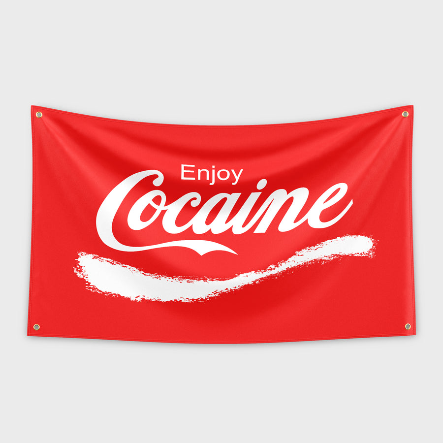 Enjoy Cocaine Flag