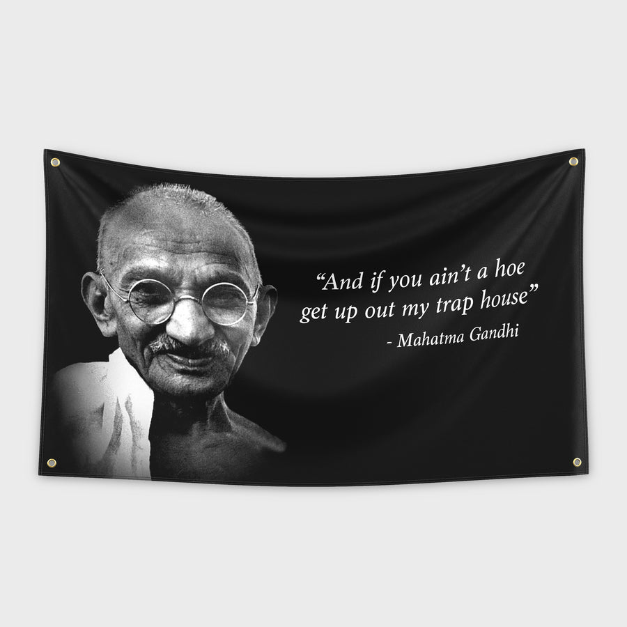 Gandhi Quote Flag
