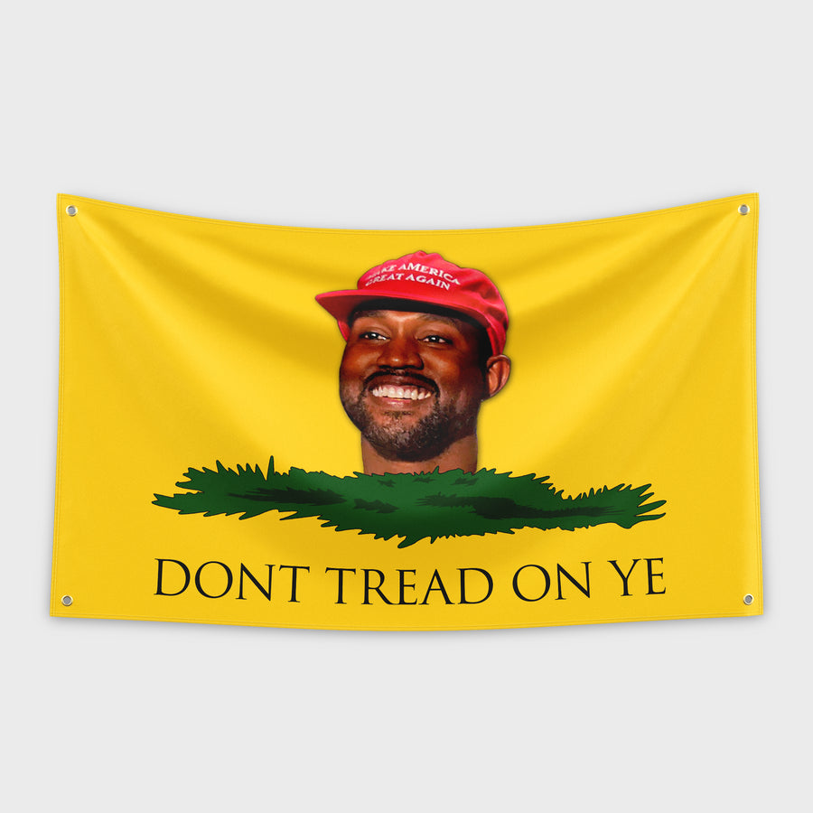 Kanye Dont Tread On Me Flag