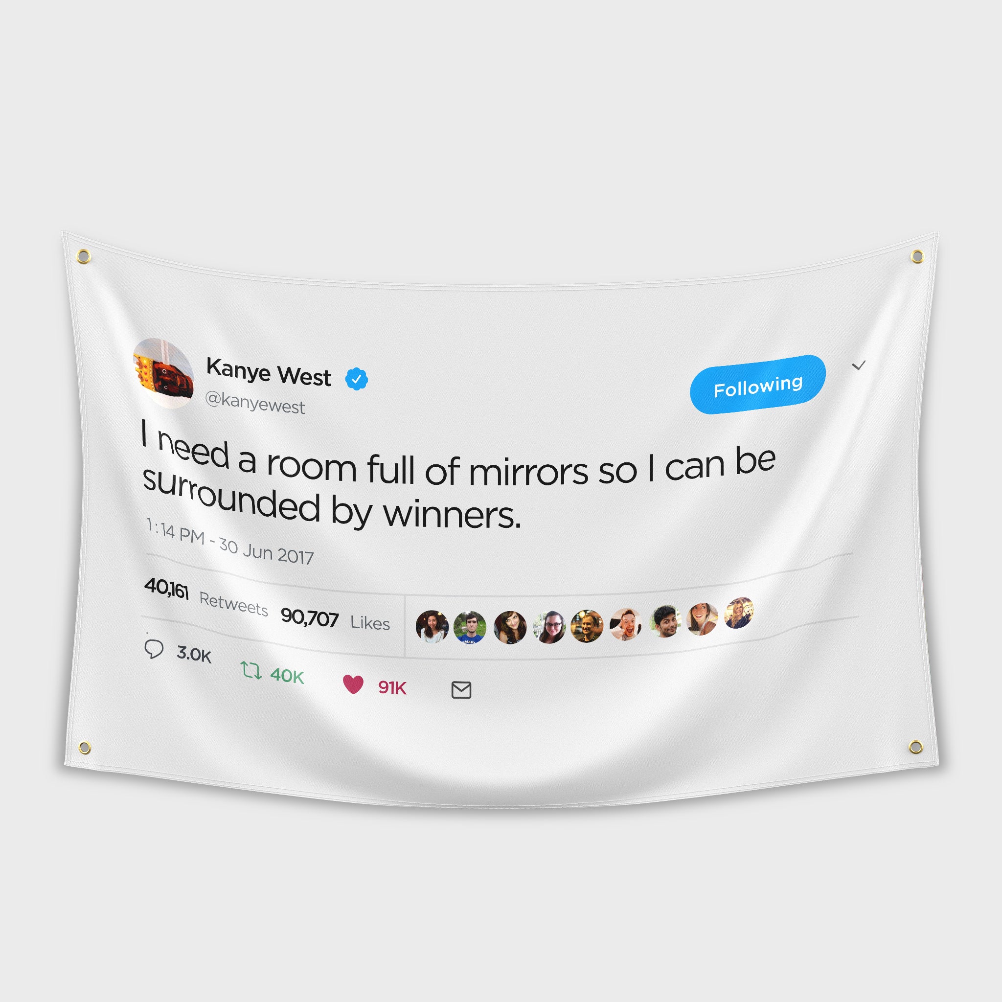 Kanye west tweet tapestry sale